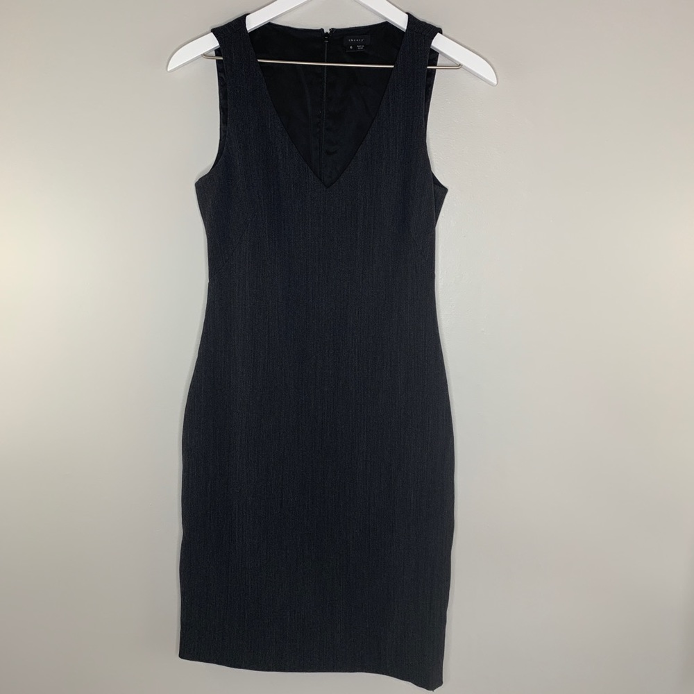 Theory Gray Tank Career Dress 6